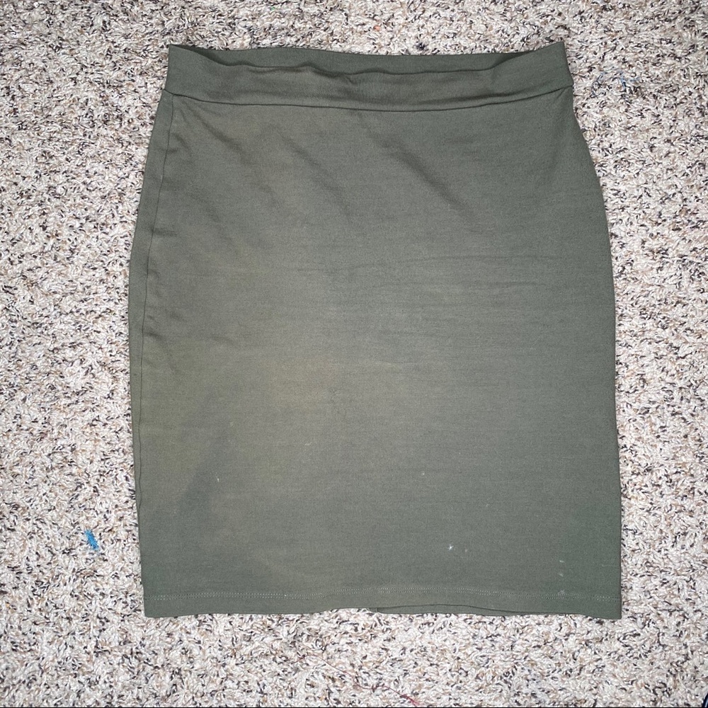 Olive Green Skirt